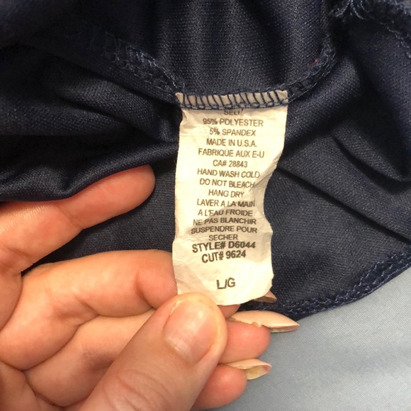 Size L strapless navy sparkle dress - Picture 6 of 8